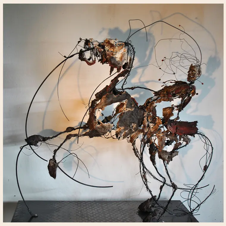 Retrouvez les sculptures de Jean Christophe Bridoux aux Balazucades 2026